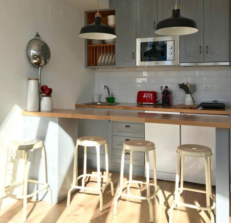 Cocina a medida minimalista