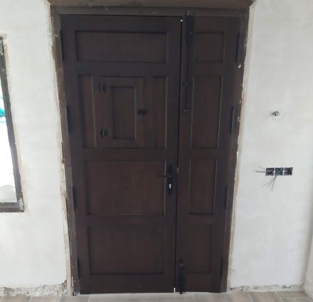 Puerta rústica